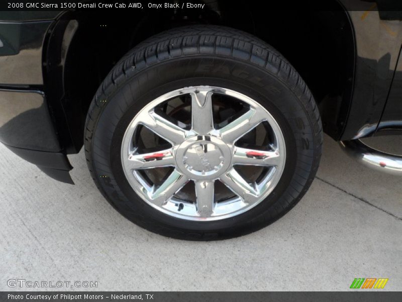 Onyx Black / Ebony 2008 GMC Sierra 1500 Denali Crew Cab AWD