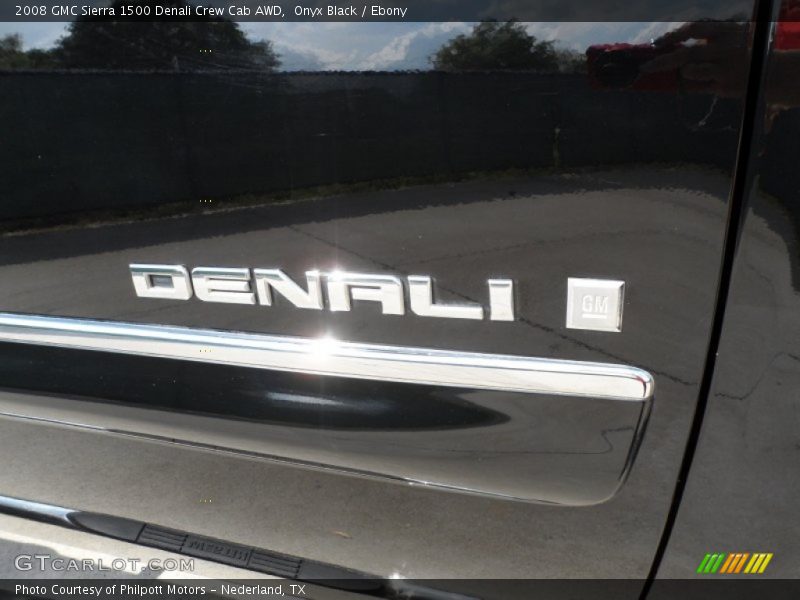 Onyx Black / Ebony 2008 GMC Sierra 1500 Denali Crew Cab AWD