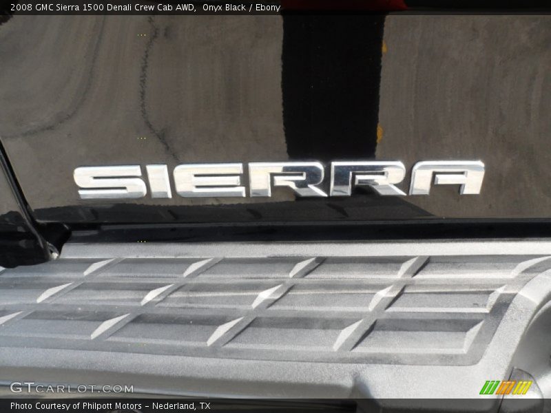 Onyx Black / Ebony 2008 GMC Sierra 1500 Denali Crew Cab AWD