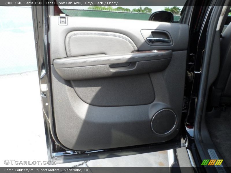 Onyx Black / Ebony 2008 GMC Sierra 1500 Denali Crew Cab AWD