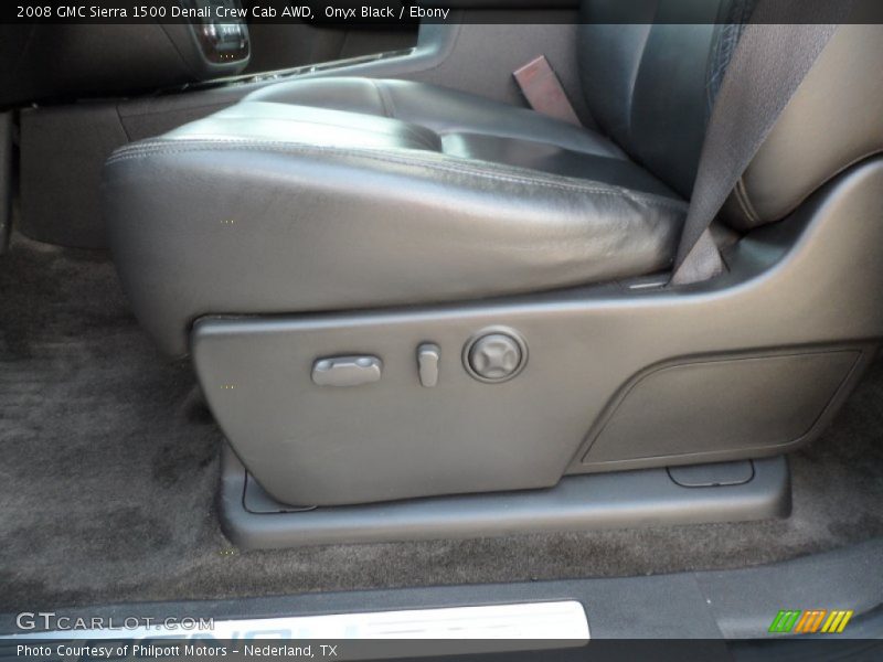 Front Seat of 2008 Sierra 1500 Denali Crew Cab AWD