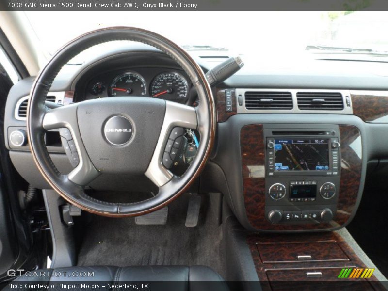 Dashboard of 2008 Sierra 1500 Denali Crew Cab AWD