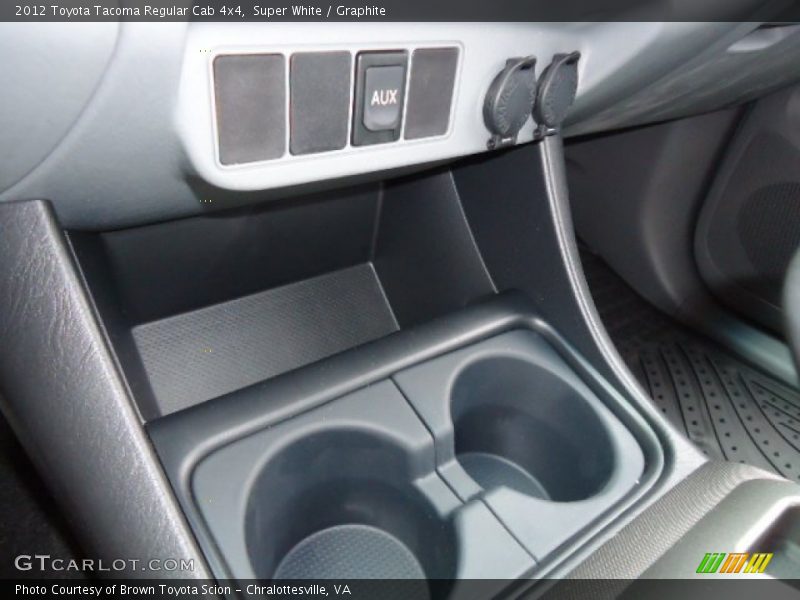 Super White / Graphite 2012 Toyota Tacoma Regular Cab 4x4