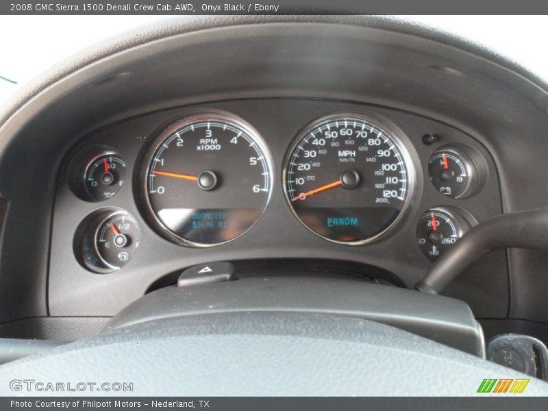  2008 Sierra 1500 Denali Crew Cab AWD Denali Crew Cab AWD Gauges