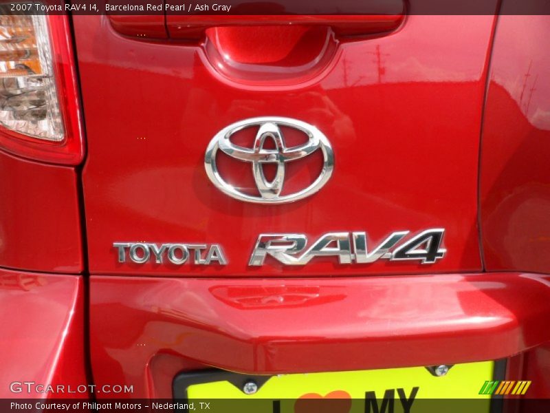 Barcelona Red Pearl / Ash Gray 2007 Toyota RAV4 I4