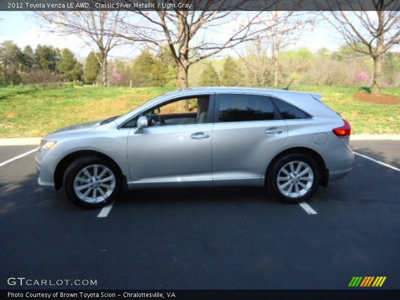  2012 Venza LE AWD Classic Silver Metallic