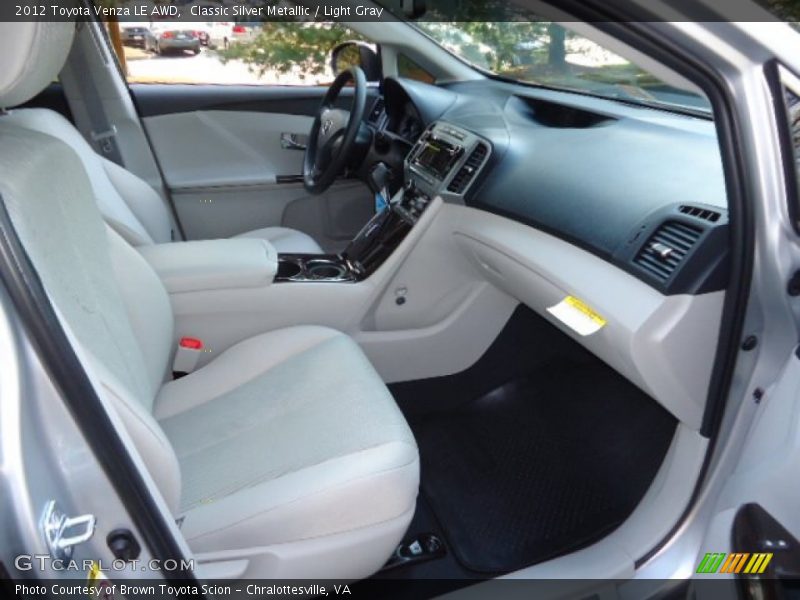 Classic Silver Metallic / Light Gray 2012 Toyota Venza LE AWD