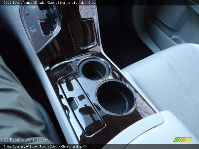 Classic Silver Metallic / Light Gray 2012 Toyota Venza LE AWD