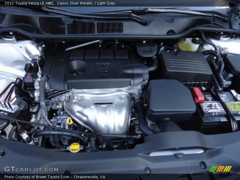 Classic Silver Metallic / Light Gray 2012 Toyota Venza LE AWD