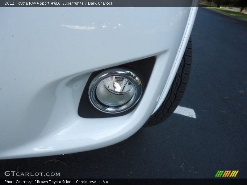 Super White / Dark Charcoal 2012 Toyota RAV4 Sport 4WD