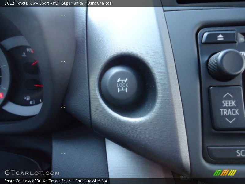 Super White / Dark Charcoal 2012 Toyota RAV4 Sport 4WD