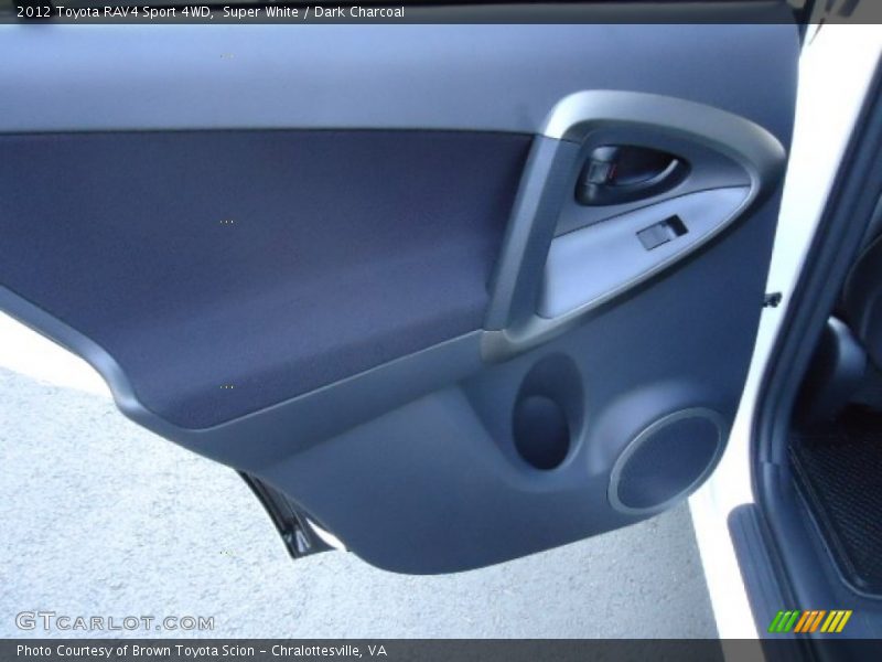 Super White / Dark Charcoal 2012 Toyota RAV4 Sport 4WD