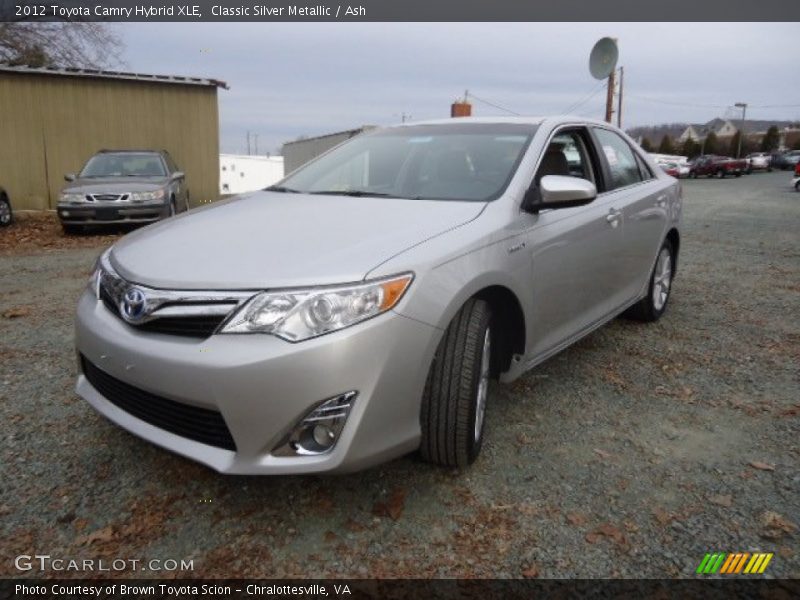 Classic Silver Metallic / Ash 2012 Toyota Camry Hybrid XLE