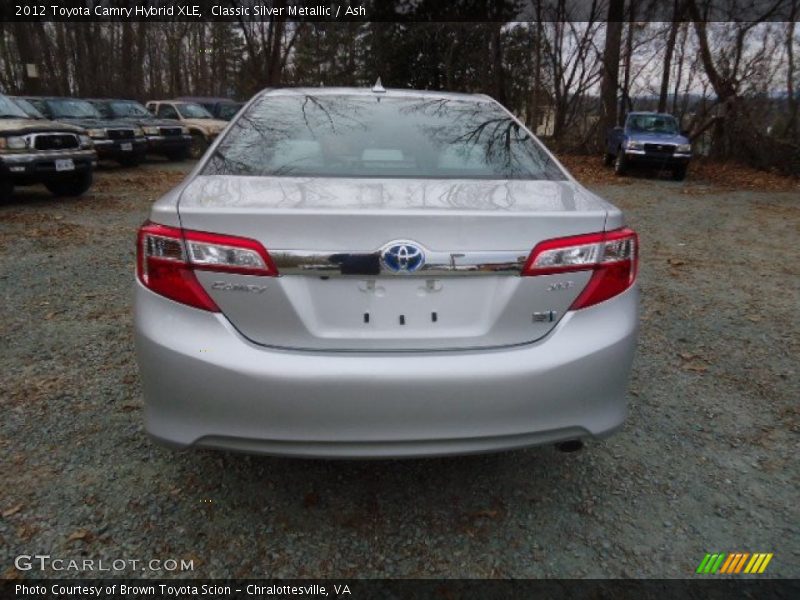 Classic Silver Metallic / Ash 2012 Toyota Camry Hybrid XLE