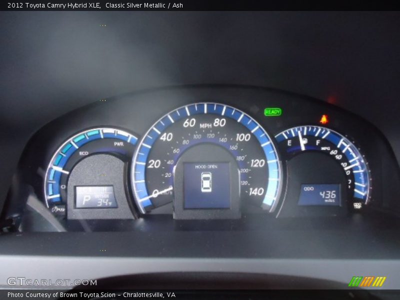 Classic Silver Metallic / Ash 2012 Toyota Camry Hybrid XLE