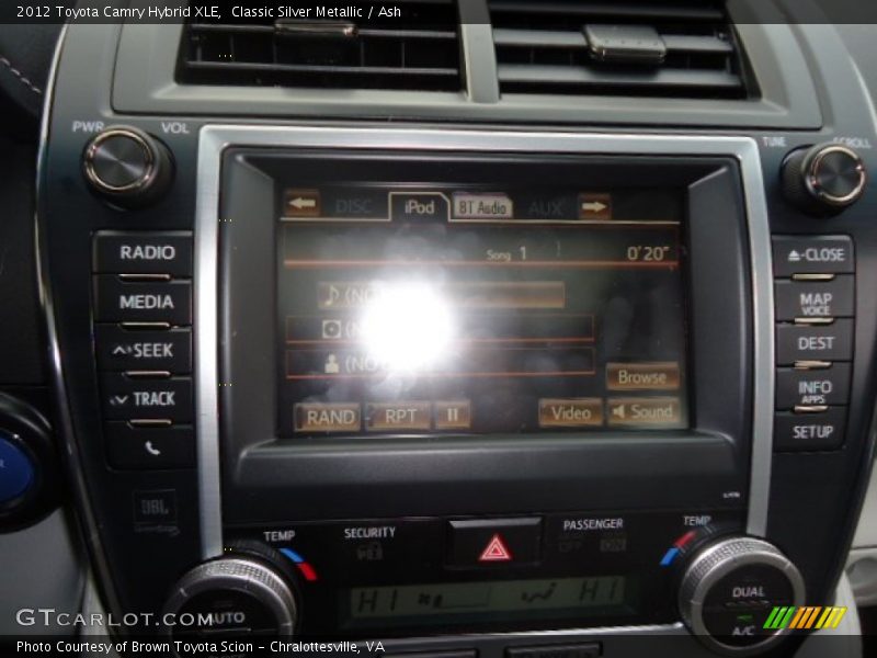 Classic Silver Metallic / Ash 2012 Toyota Camry Hybrid XLE