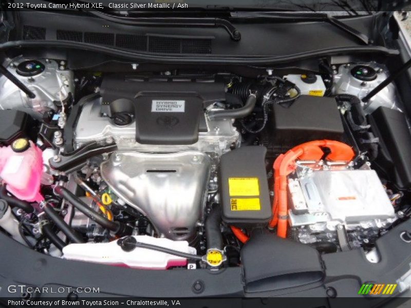 Classic Silver Metallic / Ash 2012 Toyota Camry Hybrid XLE