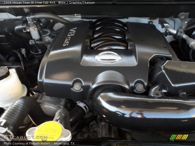 White / Graphite/Titanium 2004 Nissan Titan SE Crew Cab 4x4