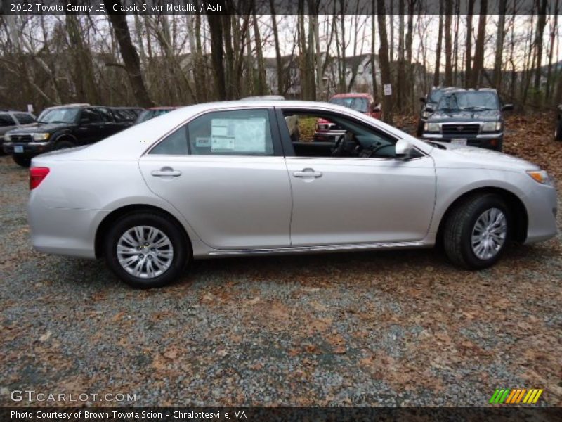 Classic Silver Metallic / Ash 2012 Toyota Camry LE