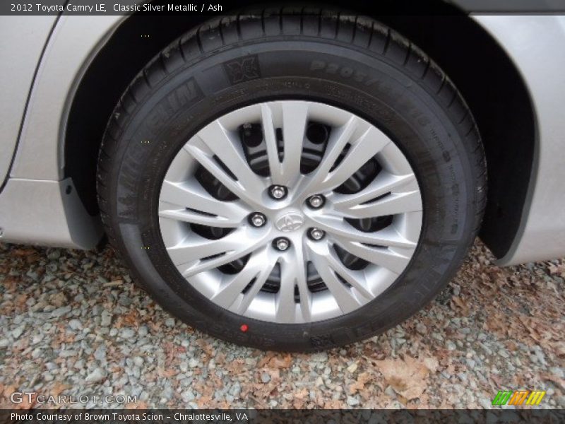 Classic Silver Metallic / Ash 2012 Toyota Camry LE