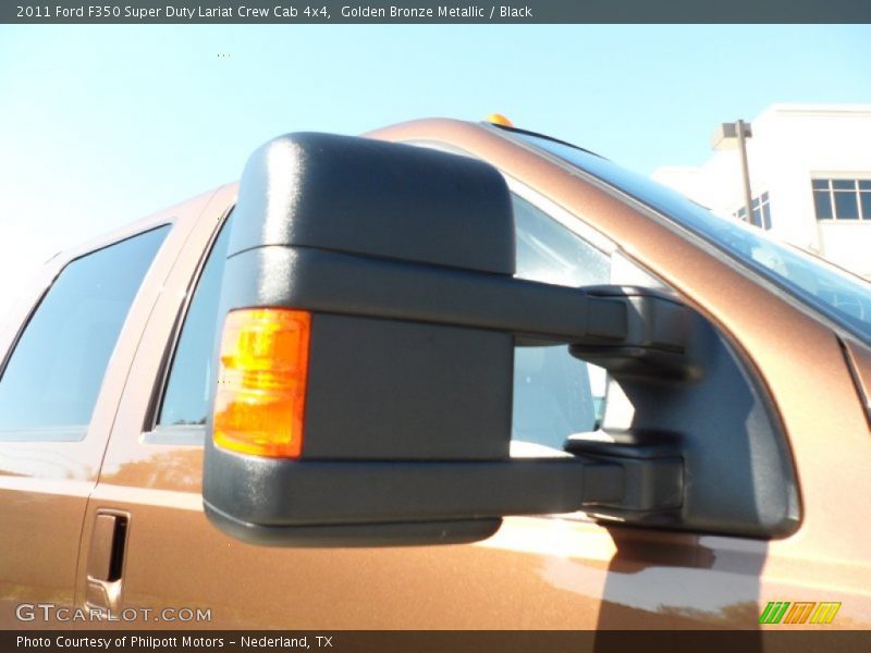 Golden Bronze Metallic / Black 2011 Ford F350 Super Duty Lariat Crew Cab 4x4