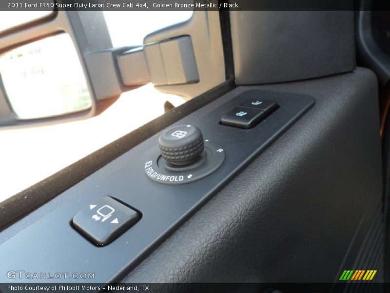 Golden Bronze Metallic / Black 2011 Ford F350 Super Duty Lariat Crew Cab 4x4