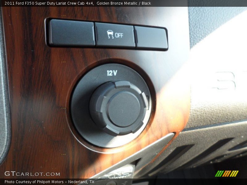 Golden Bronze Metallic / Black 2011 Ford F350 Super Duty Lariat Crew Cab 4x4