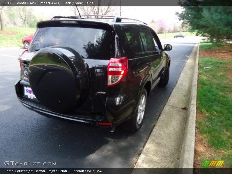 Black / Sand Beige 2012 Toyota RAV4 Limited 4WD