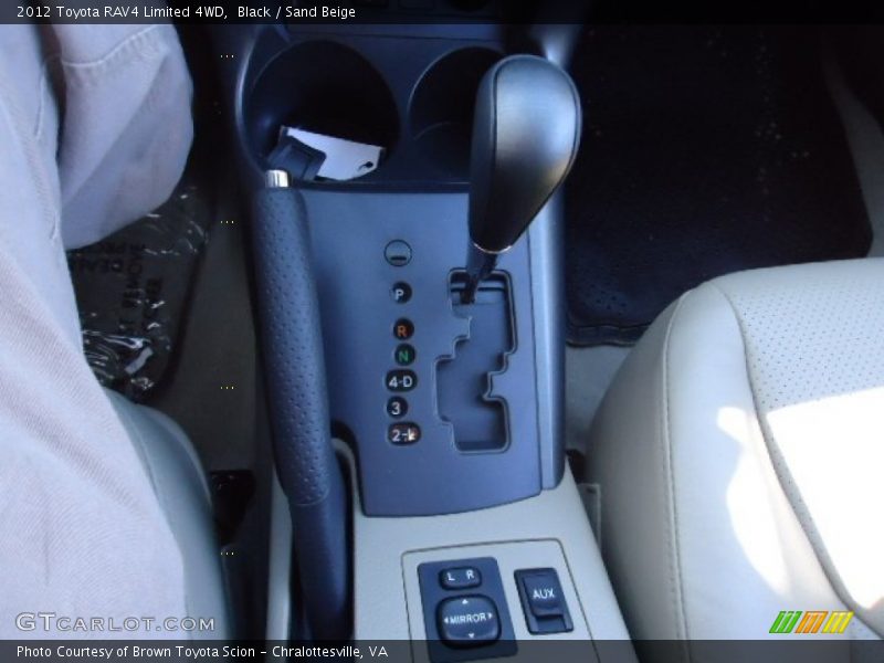 Black / Sand Beige 2012 Toyota RAV4 Limited 4WD