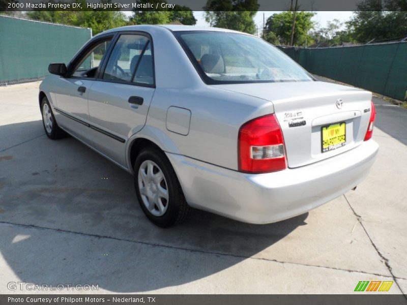 Highlight Silver Metallic / Gray 2000 Mazda Protege DX