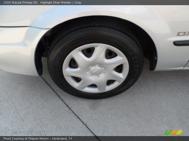 Highlight Silver Metallic / Gray 2000 Mazda Protege DX