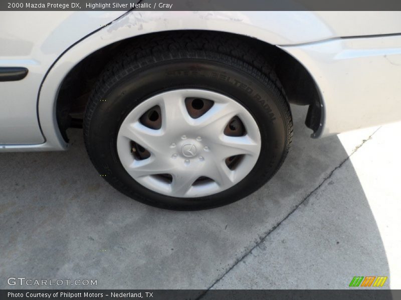 Highlight Silver Metallic / Gray 2000 Mazda Protege DX