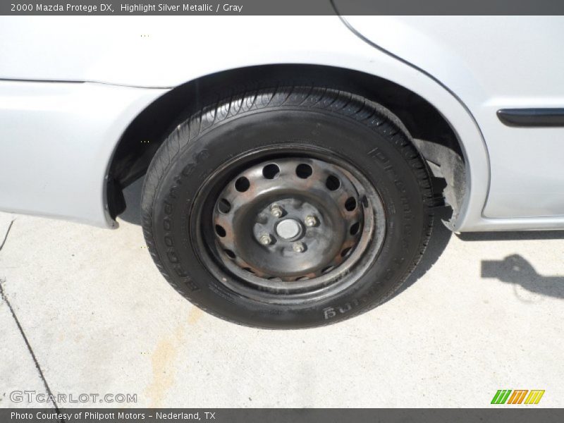 Highlight Silver Metallic / Gray 2000 Mazda Protege DX