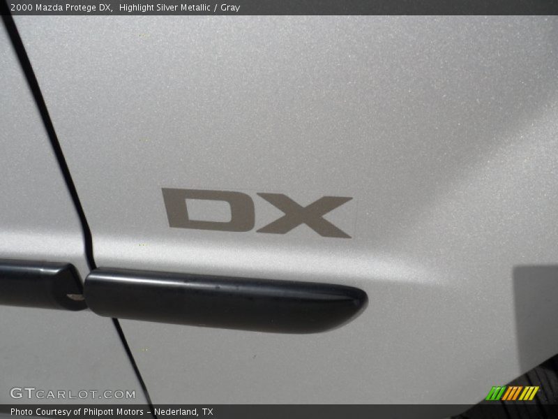 Highlight Silver Metallic / Gray 2000 Mazda Protege DX