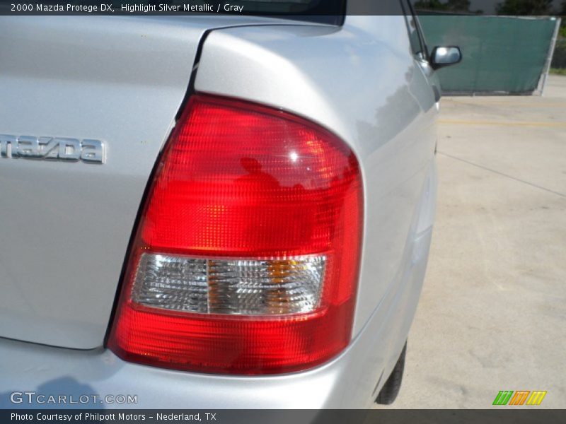 Highlight Silver Metallic / Gray 2000 Mazda Protege DX