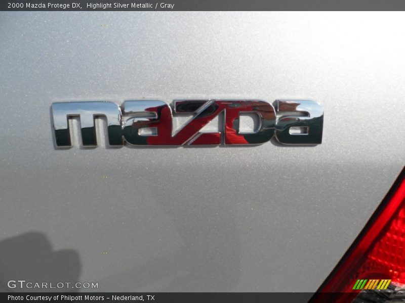 Highlight Silver Metallic / Gray 2000 Mazda Protege DX