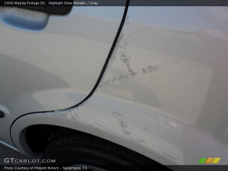 Highlight Silver Metallic / Gray 2000 Mazda Protege DX