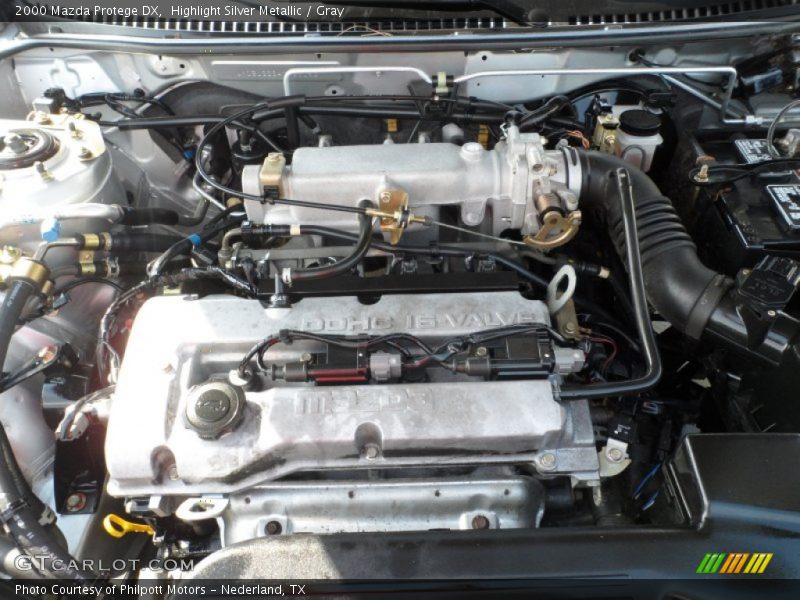 Highlight Silver Metallic / Gray 2000 Mazda Protege DX