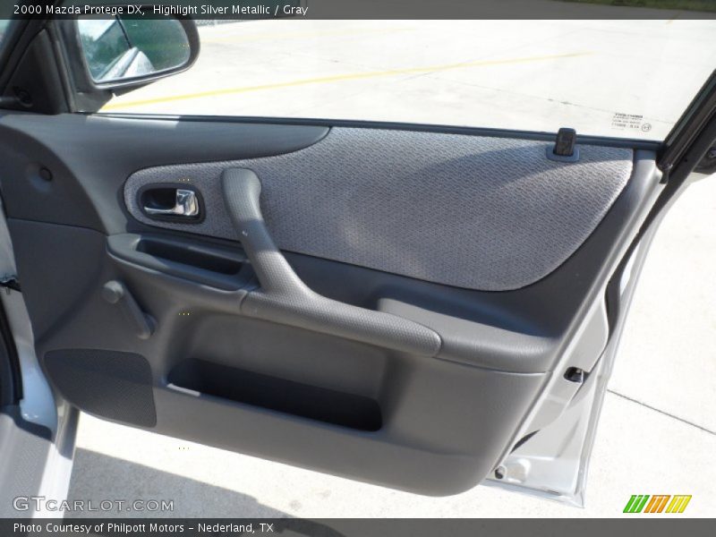 Highlight Silver Metallic / Gray 2000 Mazda Protege DX