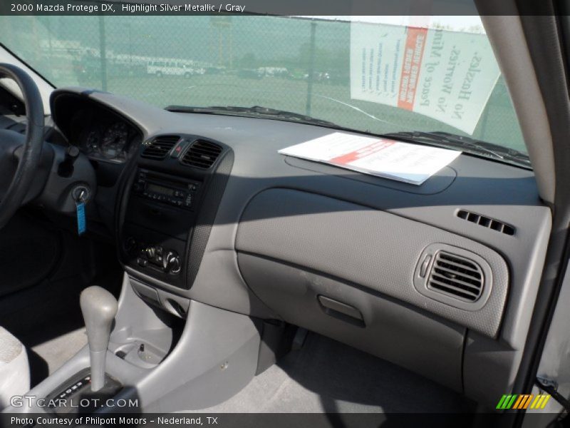 Highlight Silver Metallic / Gray 2000 Mazda Protege DX