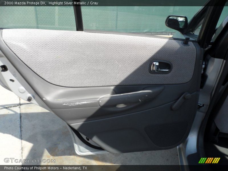 Highlight Silver Metallic / Gray 2000 Mazda Protege DX