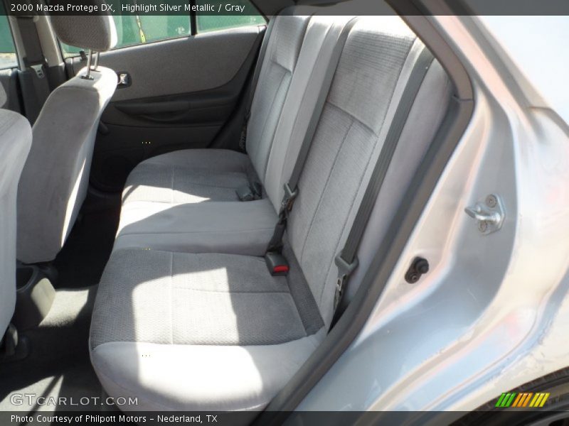 Highlight Silver Metallic / Gray 2000 Mazda Protege DX