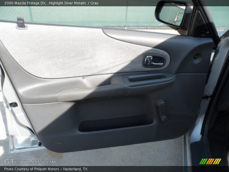 Highlight Silver Metallic / Gray 2000 Mazda Protege DX