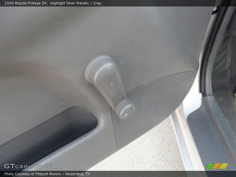 Highlight Silver Metallic / Gray 2000 Mazda Protege DX