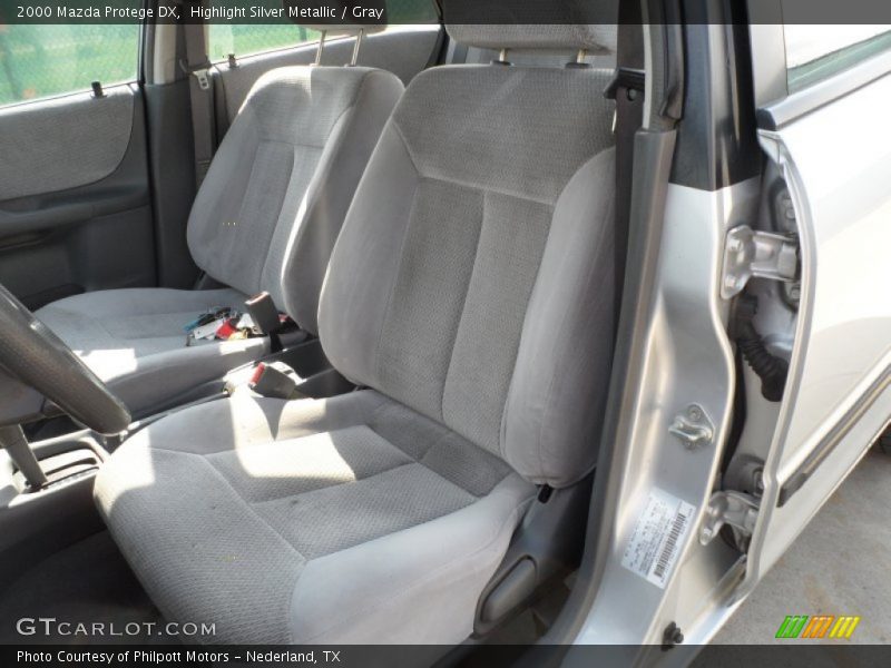 Highlight Silver Metallic / Gray 2000 Mazda Protege DX