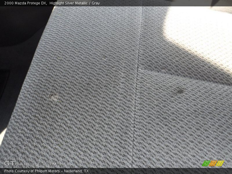 Highlight Silver Metallic / Gray 2000 Mazda Protege DX