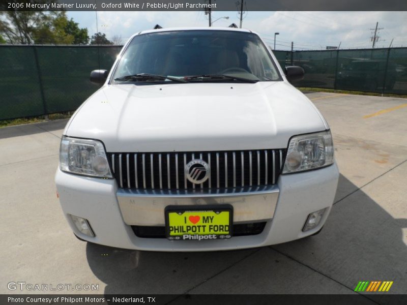 Oxford White / Pebble/Light Parchment 2006 Mercury Mariner Luxury