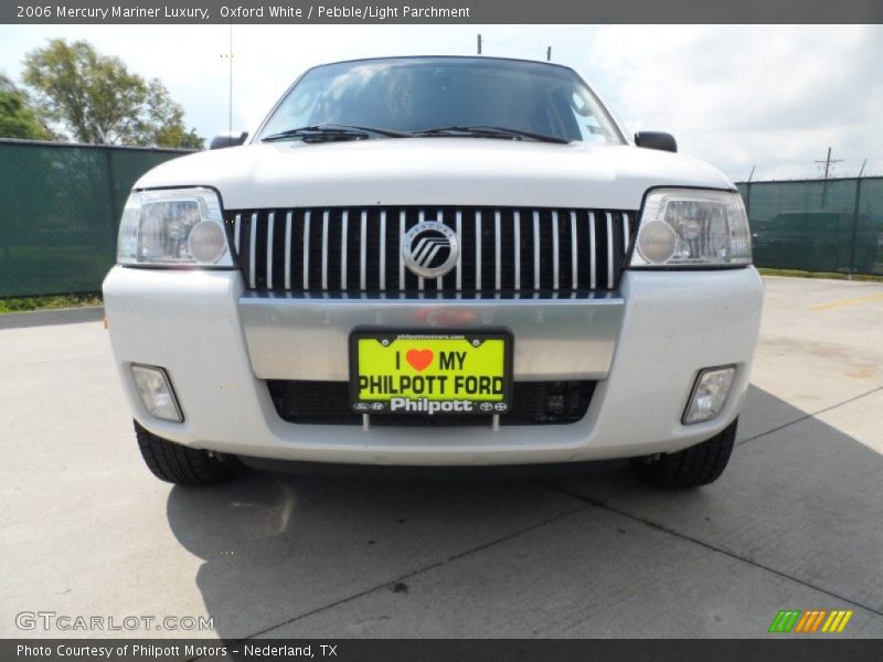 Oxford White / Pebble/Light Parchment 2006 Mercury Mariner Luxury