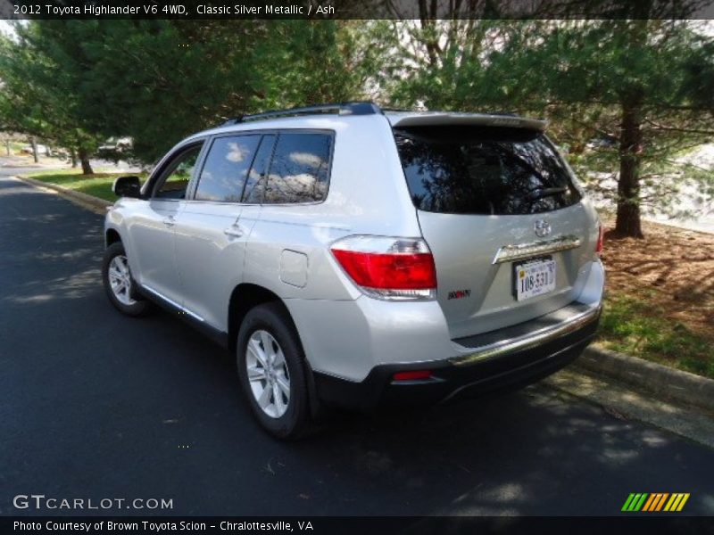 Classic Silver Metallic / Ash 2012 Toyota Highlander V6 4WD