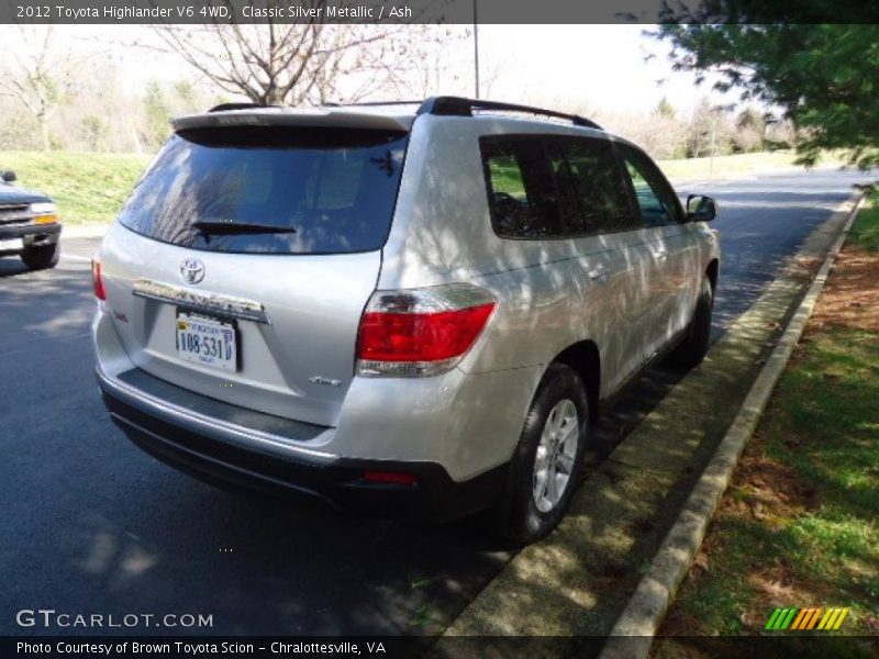 Classic Silver Metallic / Ash 2012 Toyota Highlander V6 4WD